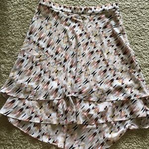 WHBM Geometric Printed Skirt Size 12